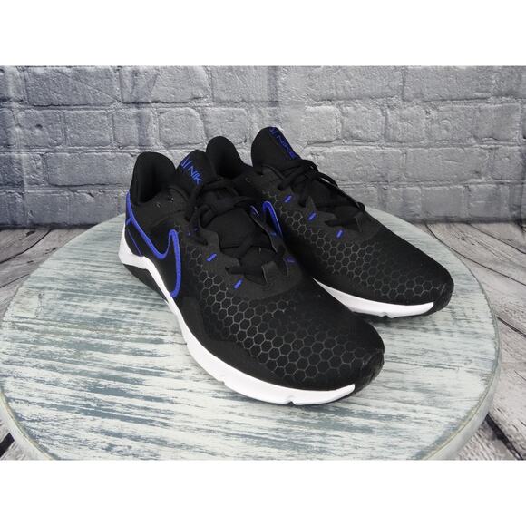 Nike  Legend Essential 2 Old Royal/Black-Racer Blue Men 9 NIB - Picture 4 of 11